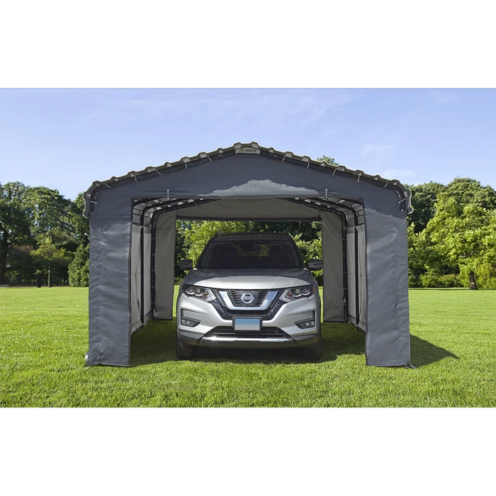 Enclosure Kit For Arrow Carport, 12 Ft. X 20 Ft. Gray 8 Enclosure Kit For Arrow Carport, 12 Ft. X 20 Ft. Gray - Image 8