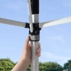 Commercial C100 Straight Leg Pop-Up Canopy, 10 Ft. X 10 Ft. White -ShelterLogic || Arrow Shop 157398ds detail image 02