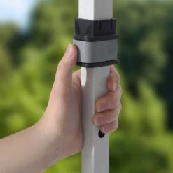 Commercial C100 Straight Leg Pop-Up Canopy, 10 Ft. X 10 Ft. White -ShelterLogic || Arrow Shop 157398ds detail image 03