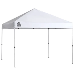Commercial C100 Straight Leg Pop-Up Canopy, 10 Ft. X 10 Ft. White -ShelterLogic || Arrow Shop 157398ds silo image 02