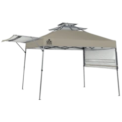 Summit X SX170 Straight Leg Pop-Up Canopy, 10 Ft. X 17 Ft. Taupe