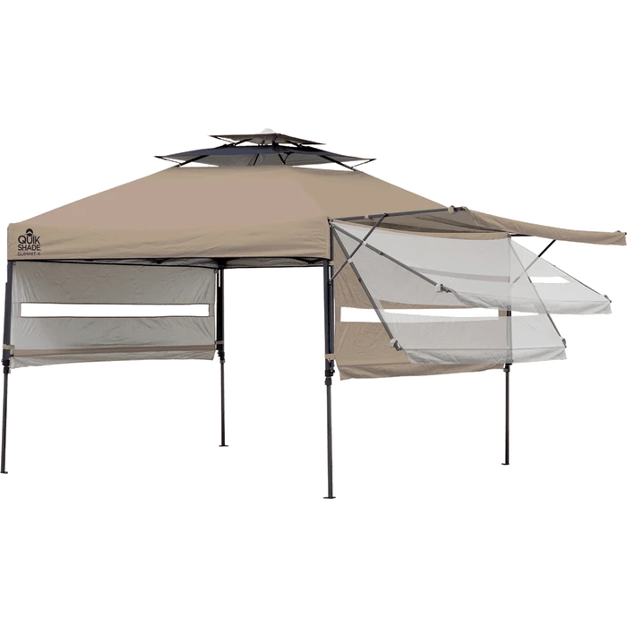 Summit X SX170 Straight Leg Pop-Up Canopy, 10 Ft. X 17 Ft. Taupe 2 Summit X SX170 Straight Leg Pop-Up Canopy, 10 Ft. X 17 Ft. Taupe - Image 2