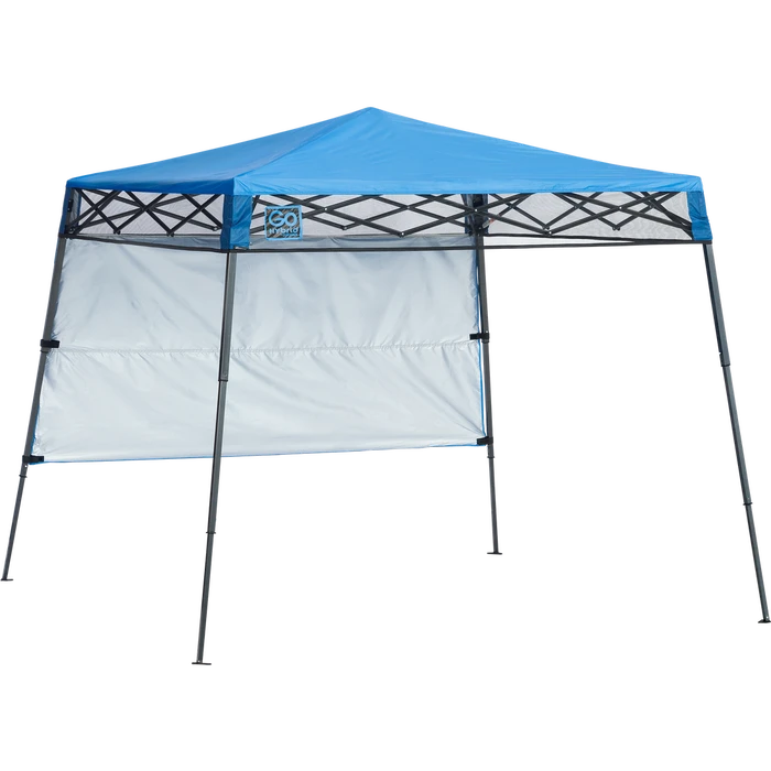 Go Hybrid Slant Leg Pop-Up Canopy, 6 Ft. X 6 Ft. Regatta Blue 1 Go Hybrid Slant Leg Pop-Up Canopy, 6 Ft. X 6 Ft. Regatta Blue