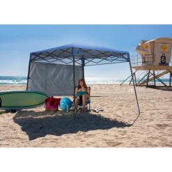 Go Hybrid Slant Leg Pop-Up Canopy, 6 Ft. X 6 Ft. Regatta Blue 7 Go Hybrid Slant Leg Pop-Up Canopy, 6 Ft. X 6 Ft. Regatta Blue -ShelterLogic || Arrow Shop 157433ds 2