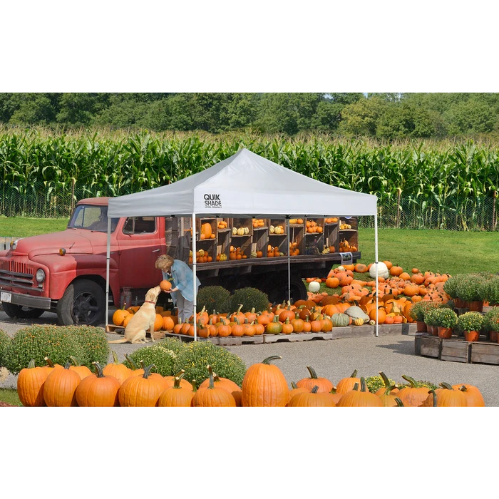 Marketplace MP100UC Straight Leg Pop-Up Canopy, 10 Ft. X 10 Ft. White 2 Marketplace MP100UC Straight Leg Pop-Up Canopy, 10 Ft. X 10 Ft. White - Image 2