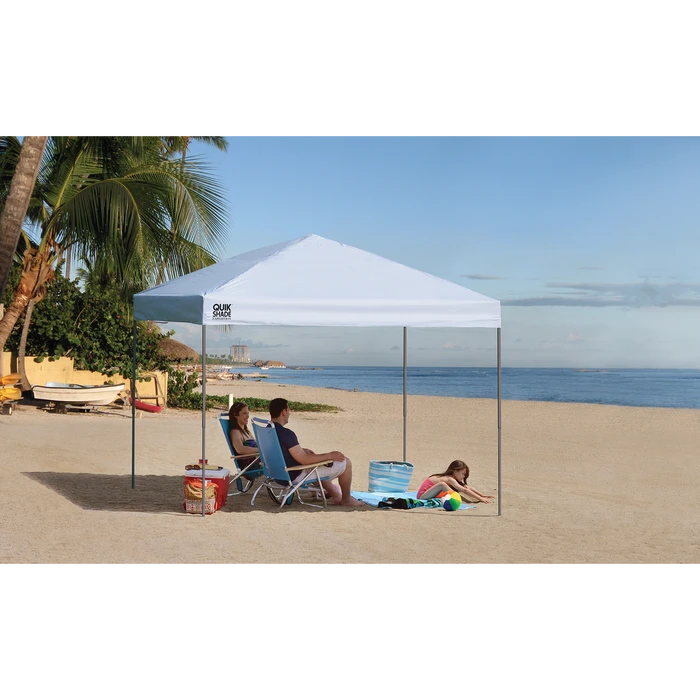 Expedition EX100 Straight Leg Pop-Up Canopy, 10 Ft. X 10 Ft. White 2 Expedition EX100 Straight Leg Pop-Up Canopy, 10 Ft. X 10 Ft. White - Image 2