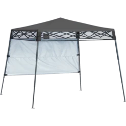 Go Hybrid Slant Leg Pop-Up Canopy, 6 Ft. X 6 Ft. Charcoal