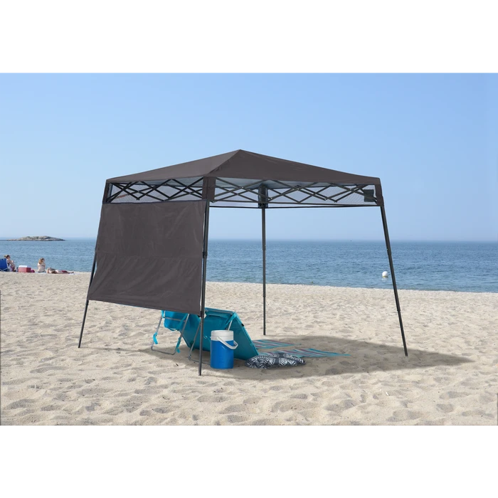 Go Hybrid Slant Leg Pop-Up Canopy, 6 Ft. X 6 Ft. Charcoal 2 Go Hybrid Slant Leg Pop-Up Canopy, 6 Ft. X 6 Ft. Charcoal - Image 2