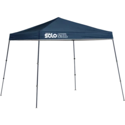 Solo Steel SOLO50 Slant Leg Pop-Up Canopy, 9 Ft. X 9 Ft. Midnight Blue