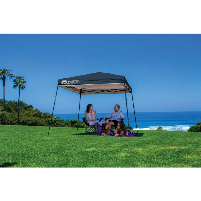 Solo Steel SOLO50 Slant Leg Pop-Up Canopy, 9 Ft. X 9 Ft. Midnight Blue 4 Solo Steel SOLO50 Slant Leg Pop-Up Canopy, 9 Ft. X 9 Ft. Midnight Blue - Image 4