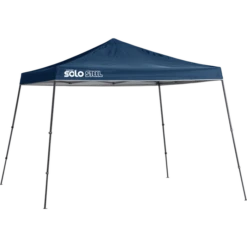 Solo Steel SOLO90 Slant Leg Pop-Up Canopy, 11 Ft. X 11 Ft. Midnight Blue