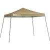 Solo Steel SOLO90 Slant Leg Pop-Up Canopy, 11 Ft. X 11 Ft. Khaki