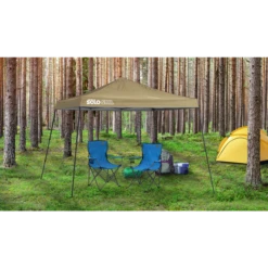 Solo Steel SOLO90 Slant Leg Pop-Up Canopy, 11 Ft. X 11 Ft. Khaki 14 Solo Steel SOLO90 Slant Leg Pop-Up Canopy, 11 Ft. X 11 Ft. Khaki -ShelterLogic || Arrow Shop 167542ds 3