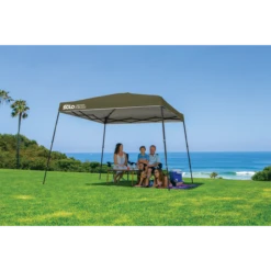 Solo Steel SOLO72 Slant Leg Pop-Up Canopy, 11 Ft. X 11 Ft. Olive -ShelterLogic || Arrow Shop 167547ds 2