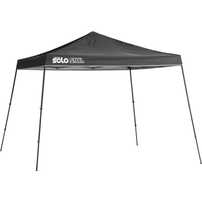 Solo Steel SOLO90 Slant Leg Pop-Up Canopy, 11 Ft. X 11 Ft. Black 1 Solo Steel SOLO90 Slant Leg Pop-Up Canopy, 11 Ft. X 11 Ft. Black