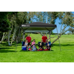 Solo Steel SOLO90 Slant Leg Pop-Up Canopy, 11 Ft. X 11 Ft. Black 13 Solo Steel SOLO90 Slant Leg Pop-Up Canopy, 11 Ft. X 11 Ft. Black -ShelterLogic || Arrow Shop 167559ds 2