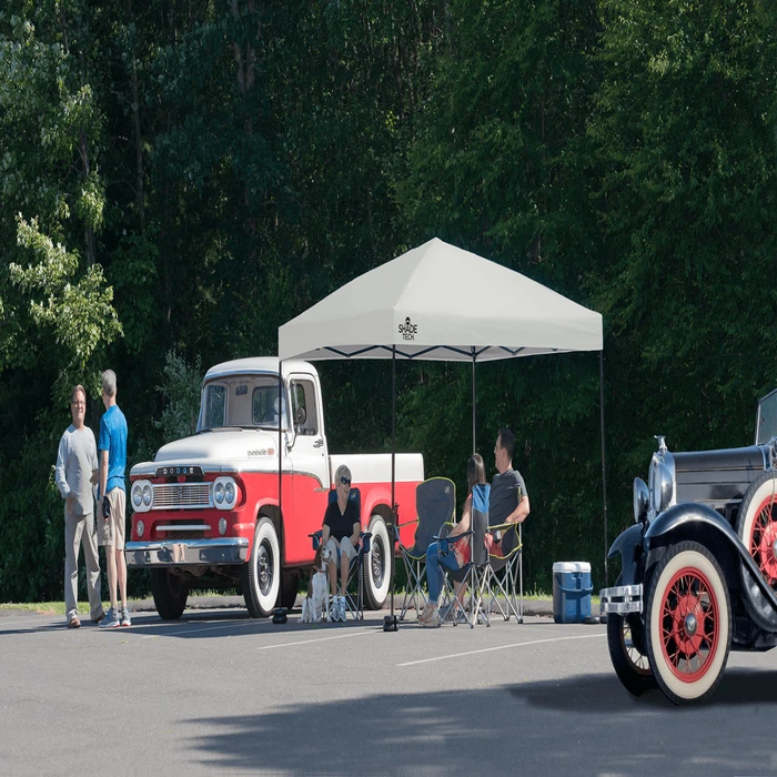 Shade Tech ST100 Straight Leg Pop-Up Canopy, 10 Ft. X 10 Ft. Grey 3 Shade Tech ST100 Straight Leg Pop-Up Canopy, 10 Ft. X 10 Ft. Grey - Image 3