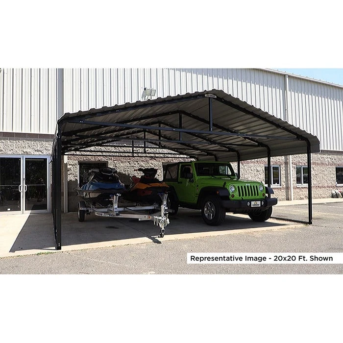Arrow Carport, 20 Ft. X 29 Ft. X 7 Ft. Eggshell 8 Arrow Carport, 20 Ft. X 29 Ft. X 7 Ft. Eggshell - Image 8