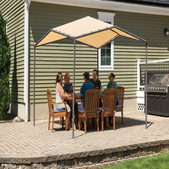 ShelterLogic 10x10 Pacifica Gazebo Canopy Charcoal Frame And Marzipan Tan Cover 10 ShelterLogic 10x10 Pacifica Gazebo Canopy Charcoal Frame And Marzipan Tan Cover - Image 10