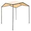 ShelterLogic 10x10 Pacifica Gazebo Canopy Charcoal Frame And Marzipan Tan Cover