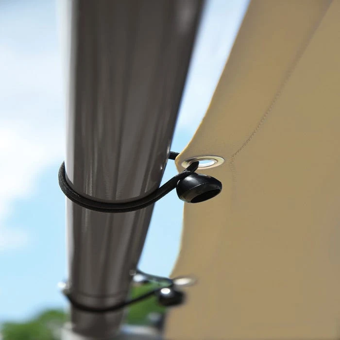 ShelterLogic 10x6 Solano Gazebo Canopy Tan Cover 5 ShelterLogic 10x6 Solano Gazebo Canopy Tan Cover - Image 5