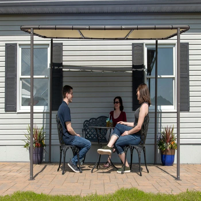 ShelterLogic 10x6 Solano Gazebo Canopy Tan Cover 12 ShelterLogic 10x6 Solano Gazebo Canopy Tan Cover - Image 12