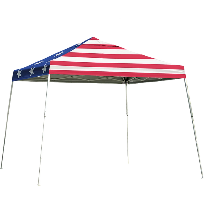 ShelterLogic HD Series Slant Leg Pop-Up Canopy, 12 Ft. X 12 Ft. American Pride 1 ShelterLogic HD Series Slant Leg Pop-Up Canopy, 12 Ft. X 12 Ft. American Pride