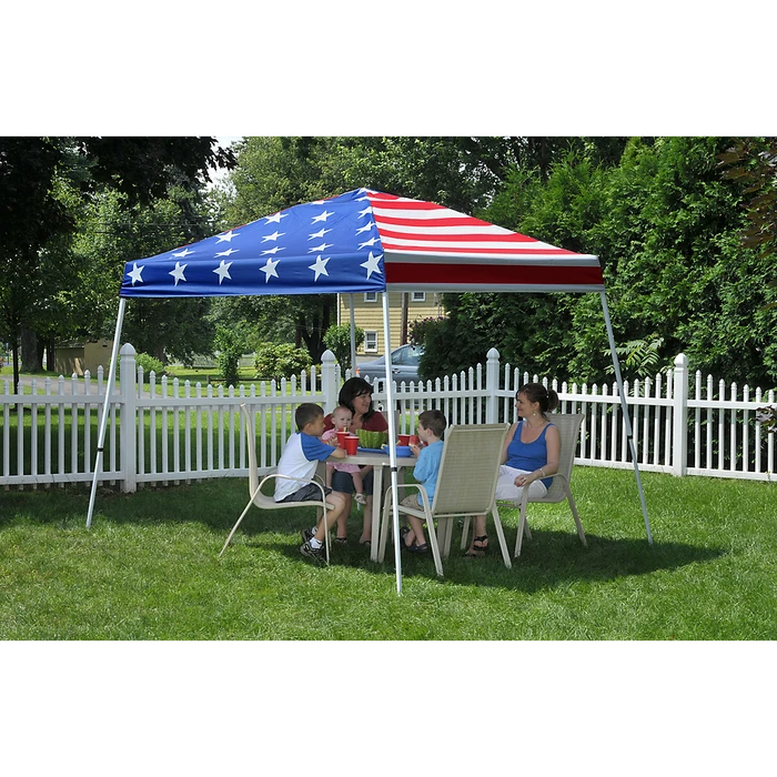 ShelterLogic HD Series Slant Leg Pop-Up Canopy, 12 Ft. X 12 Ft. American Pride 2 ShelterLogic HD Series Slant Leg Pop-Up Canopy, 12 Ft. X 12 Ft. American Pride - Image 2