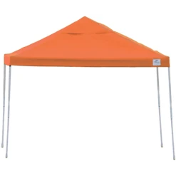 ShelterLogic HD Series Straight Leg Pop-Up Canopy, 10 Ft. X 10 Ft. Orange