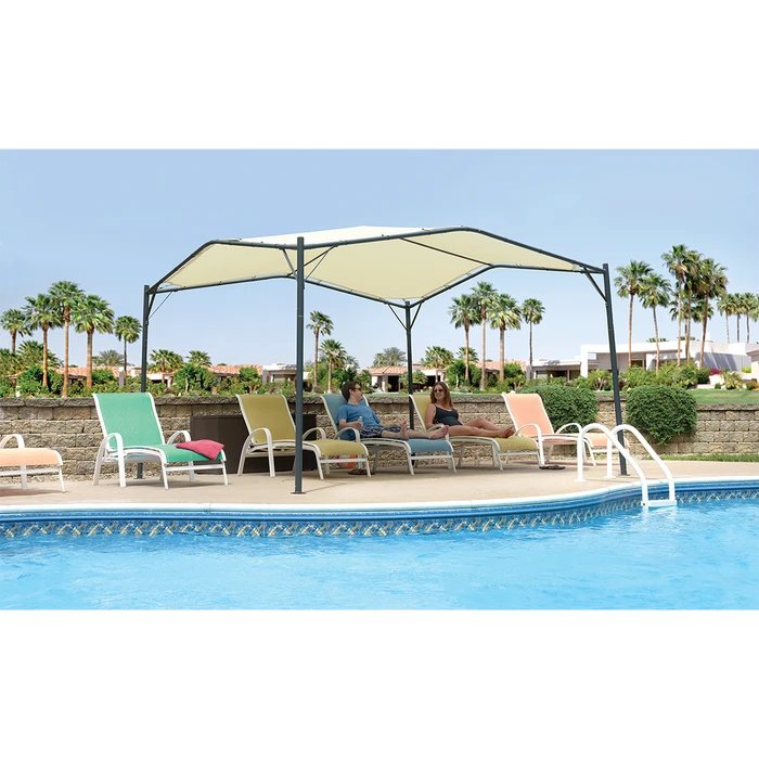 ShelterLogic Monterey Canopy, 12 Ft. X 12 Ft. Cream 2 ShelterLogic Monterey Canopy, 12 Ft. X 12 Ft. Cream - Image 2