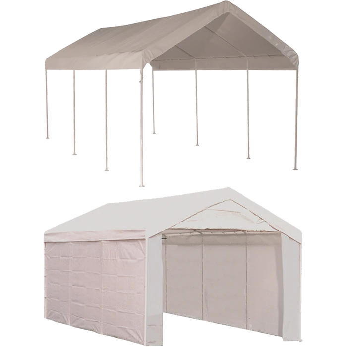 ShelterLogic Max AP™ Canopy 2-in-1 With Enclosure Kit, 10 Ft. X 20 Ft. 1 ShelterLogic Max AP™ Canopy 2-in-1 With Enclosure Kit, 10 Ft. X 20 Ft.
