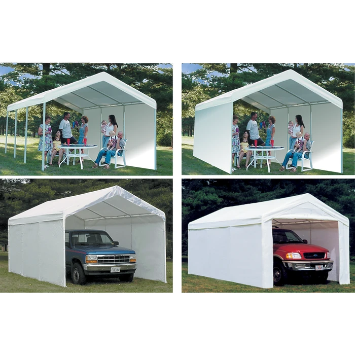 ShelterLogic Super Max™ Canopy 2-in-1 With Enclosure Kit, 10 Ft. X 20 Ft. 6 ShelterLogic Super Max™ Canopy 2-in-1 With Enclosure Kit, 10 Ft. X 20 Ft. - Image 6