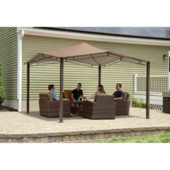 ShelterLogic Sequoia Gazebo, 12 Ft. X 12 Ft. Bronze 11 ShelterLogic Sequoia Gazebo, 12 Ft. X 12 Ft. Bronze -ShelterLogic || Arrow Shop 24010 image 02