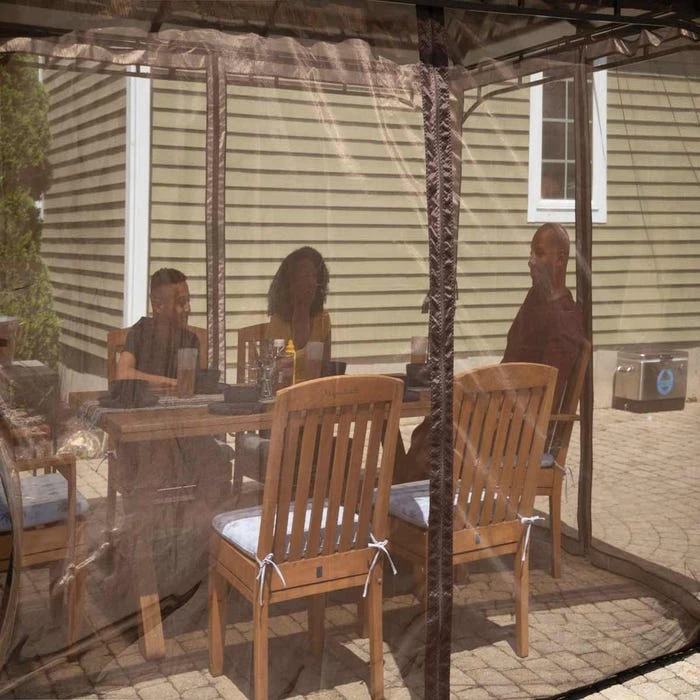 ShelterLogic Sycamore Gazebo, 10 Ft. X 12 Ft. Dark Coffee 10 ShelterLogic Sycamore Gazebo, 10 Ft. X 12 Ft. Dark Coffee - Image 10