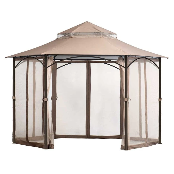 ShelterLogic Magnolia Gazebo, 11 Ft. X 11 Ft. Bronze 1 ShelterLogic Magnolia Gazebo, 11 Ft. X 11 Ft. Bronze