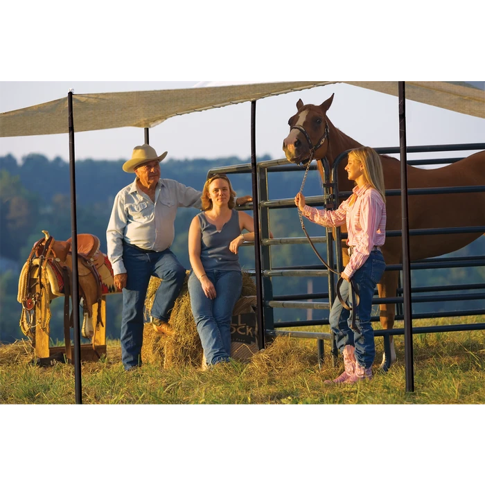 ShelterLogic Shade Cloth, 6 Ft. X 25 Ft. Sand 9 ShelterLogic Shade Cloth, 6 Ft. X 25 Ft. Sand - Image 9