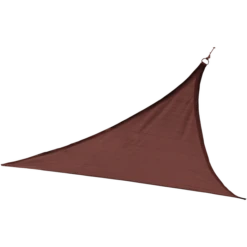 ShelterLogic Shade Sail Triangle, 12 Ft. X 12 Ft. X Heavyweight Terracotta