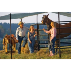 ShelterLogic Shade Cloth, 6 Ft. X 15 Ft. Sea Blue -ShelterLogic || Arrow Shop 25711 3