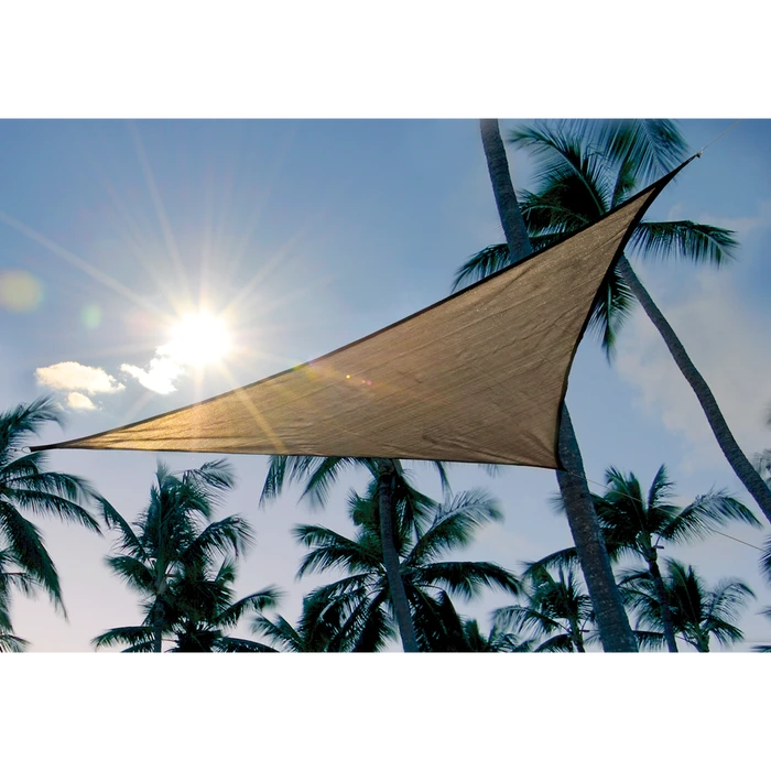 ShelterLogic Shade Sail Triangle, 16 Ft. X 16 Ft. X Heavyweight Sand 6 ShelterLogic Shade Sail Triangle, 16 Ft. X 16 Ft. X Heavyweight Sand - Image 6