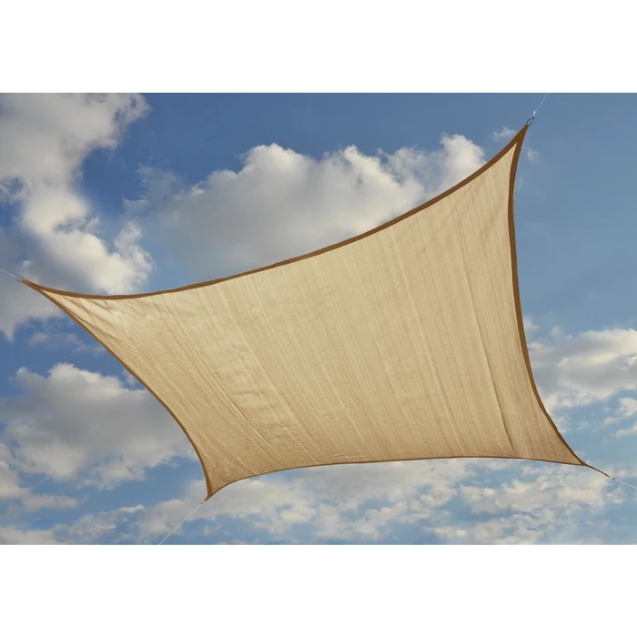ShelterLogic Shade Sail Square, 12 Ft. X 12 Ft. X Heavyweight Sand 2 ShelterLogic Shade Sail Square, 12 Ft. X 12 Ft. X Heavyweight Sand - Image 2