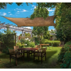 ShelterLogic Shade Sail Square, 12 Ft. X 12 Ft. Sand -ShelterLogic || Arrow Shop 25731 2
