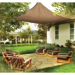 ShelterLogic Shade Sail Square, 12 Ft. X 12 Ft. Sand -ShelterLogic || Arrow Shop 25731 3