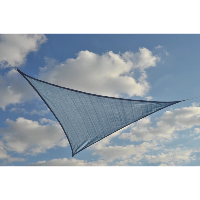 ShelterLogic Shade Sail Triangle, 12 Ft. X 12 Ft. X Heavyweight Sea Blue 5 ShelterLogic Shade Sail Triangle, 12 Ft. X 12 Ft. X Heavyweight Sea Blue - Image 5