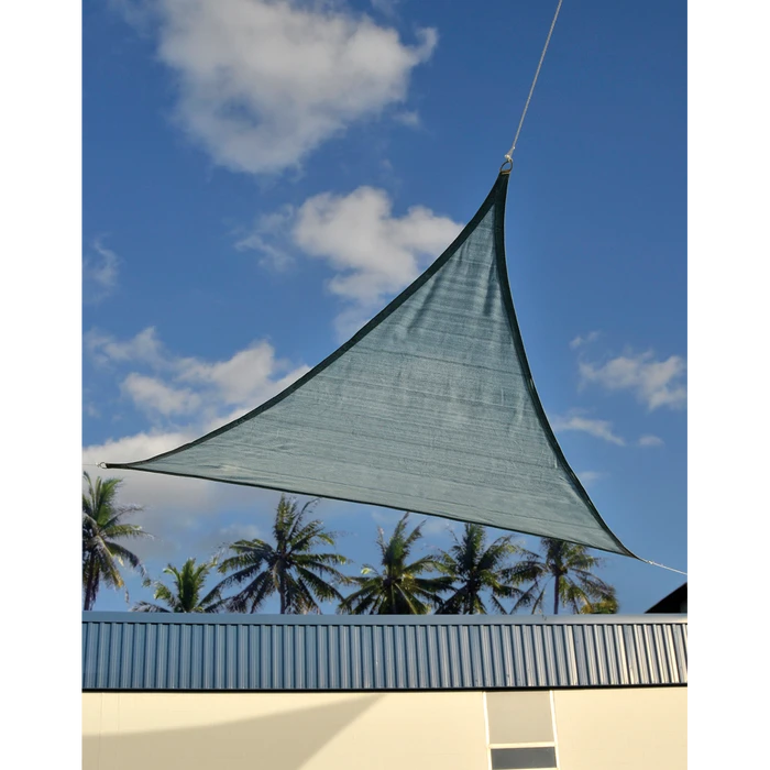 ShelterLogic Shade Sail Triangle, 16 Ft. X 16 Ft. X Heavyweight Sea Blue 7 ShelterLogic Shade Sail Triangle, 16 Ft. X 16 Ft. X Heavyweight Sea Blue - Image 7