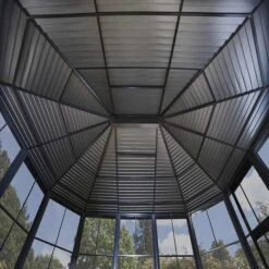 Charleston Solarium, 12 Ft. X 15 Ft. Dark Gray 7 Charleston Solarium, 12 Ft. X 15 Ft. Dark Gray -ShelterLogic || Arrow Shop 445 8163001 charleston image 02