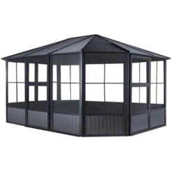 Charleston Solarium, 12 Ft. X 15 Ft. Dark Gray