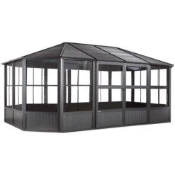 Charleston Solarium, 12 Ft. X 18 Ft. Dark Gray