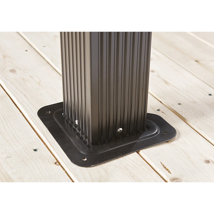 ShelterLogic Sedona Hardtop Gazebo, 10 Ft. X 12 Ft. Dark Brown 2 ShelterLogic Sedona Hardtop Gazebo, 10 Ft. X 12 Ft. Dark Brown - Image 2