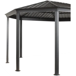 ShelterLogic Komodo Hardtop Gazebo, 12 Ft. X 15 Ft. Dark Gray 15 ShelterLogic Komodo Hardtop Gazebo, 12 Ft. X 15 Ft. Dark Gray -ShelterLogic || Arrow Shop 500 6159233 4