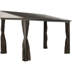 Portland Wall-Mounted Hardtop Gazebo